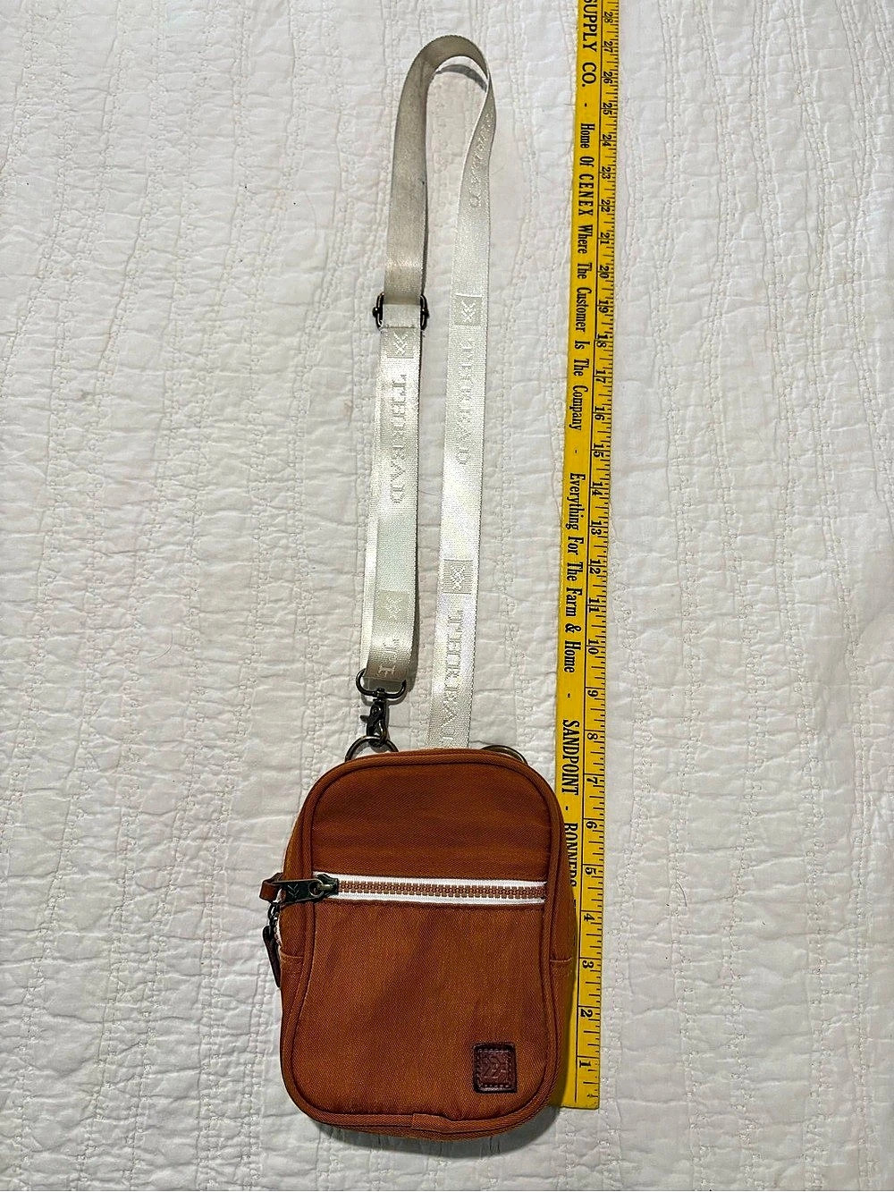 Thread Wallets Crossbody Bag - Honey Brown/Orange